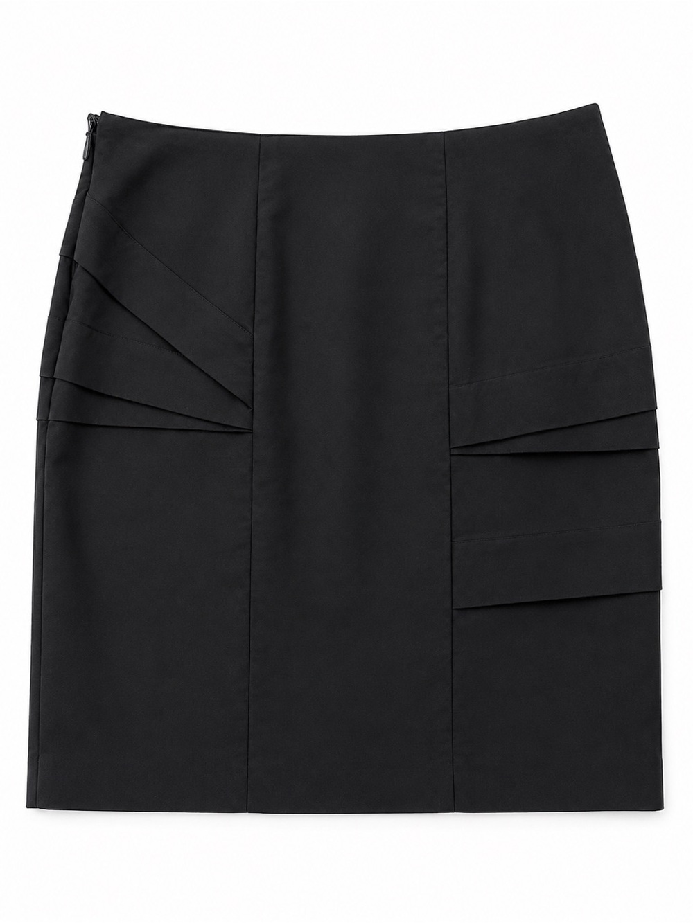 Nikki Valenti Black Skirt Size 14 – Layered Asymmetrical Detail, Great Condition